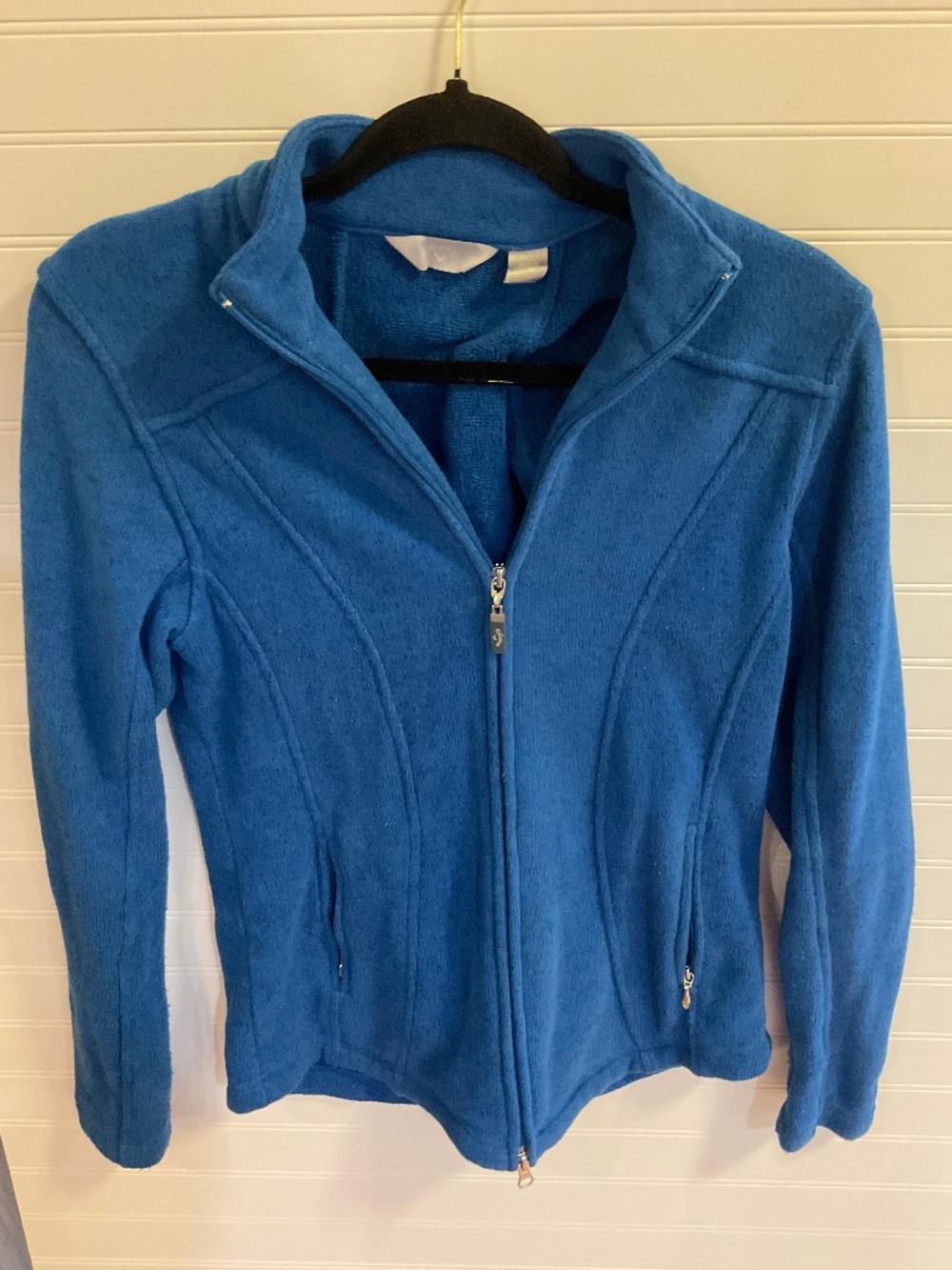 Callaway Blue Full Zip Fleece Women’s Golf Jacket Size: S. Pre Owned